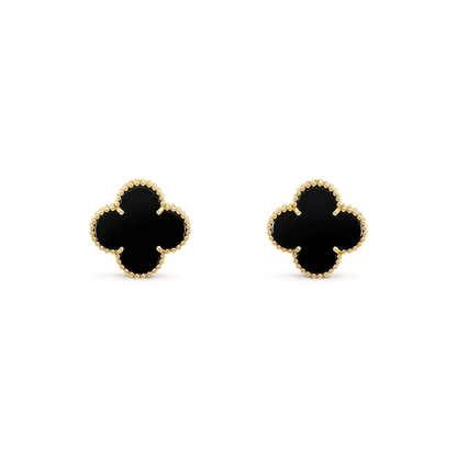 [NOVO]CLOVER MEDIUM 1 MOTIFS ONYX-OHRSTÜCKE
