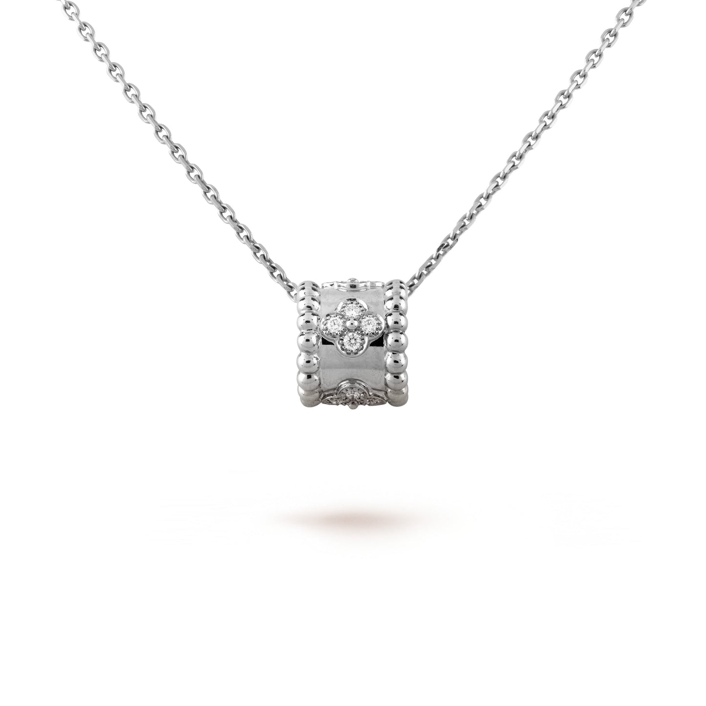[NOVO]ペルレペンダントシルバーダイヤモンドネックレス