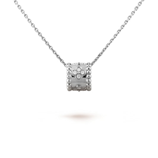 [NOVO]ペルレペンダントシルバーダイヤモンドネックレス