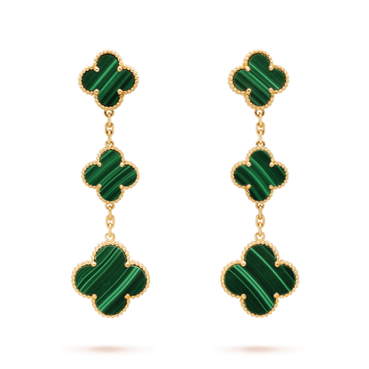 [NOVO]CLOVER MALACHIT 3 MOTIVE GOLD 