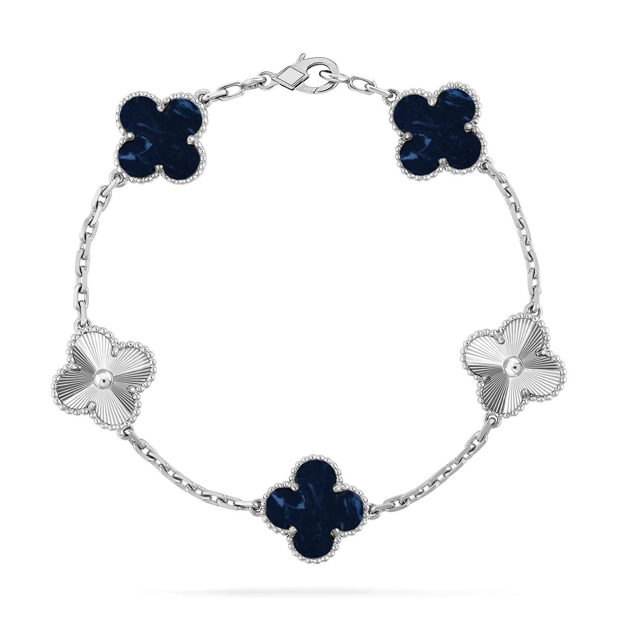 [GALE]CLOVER 5 MOTIF PIETERSITE BRACELET COLLECTION