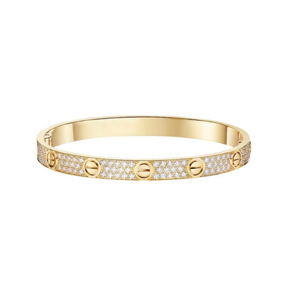 [GALE] LOVE BRACELET 6.1MM DIAMOND-PAVED