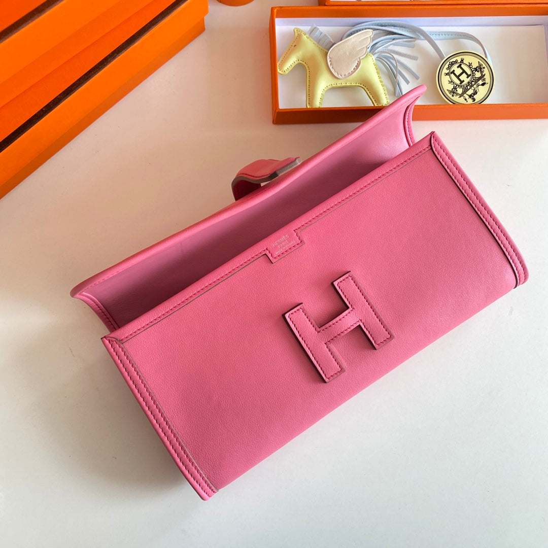 HM Jige 29 Salmon Pink Swift Calfskin 229029