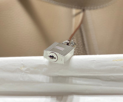 Picotin Lock Etoupe Togo Leather Silver Hardware