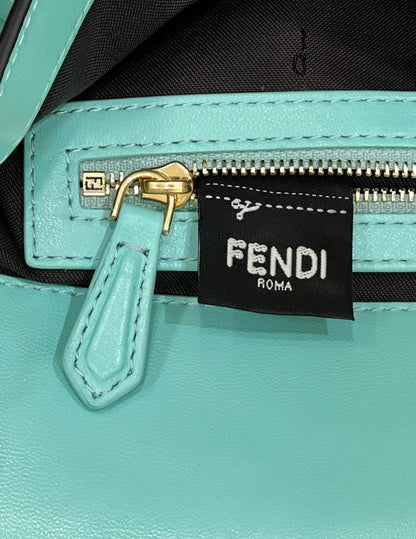 Baguette 27cm Tiffany Blue Lambskin Gold Hardware