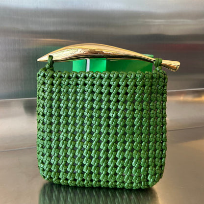 SARDINE 29 BAG IN GREEN LAMBSKIN