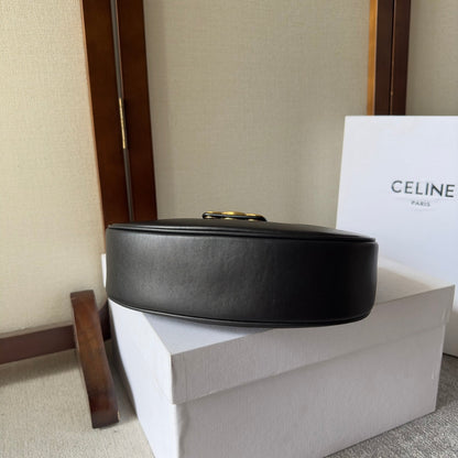 Celine Ava Bag 23cm Black Calfskin