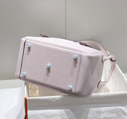 HM LINDY 26 BAG SOFT PINK TAURILLON CLEMENCE LEATHER