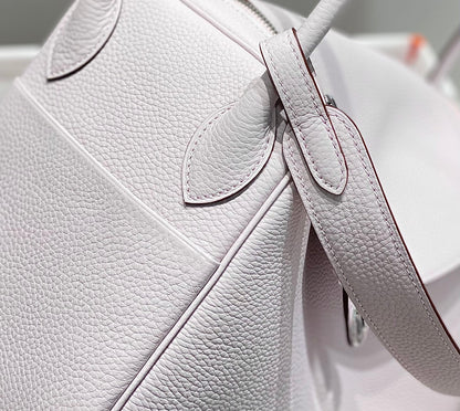 HM LINDY 26 BAG SOFT PINK TAURILLON CLEMENCE LEATHER