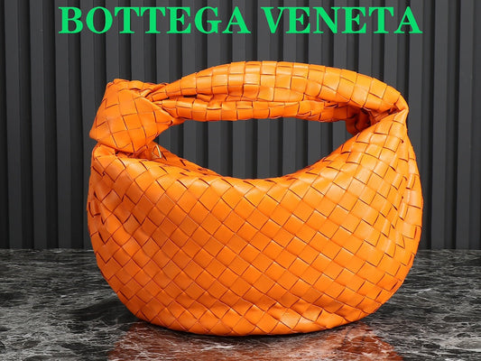bv teen jodie 36cm orange lambskin