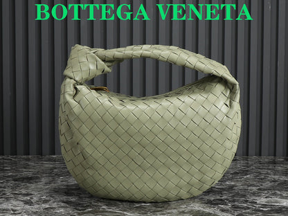 bv teen jodie 36cm khaki lambskin
