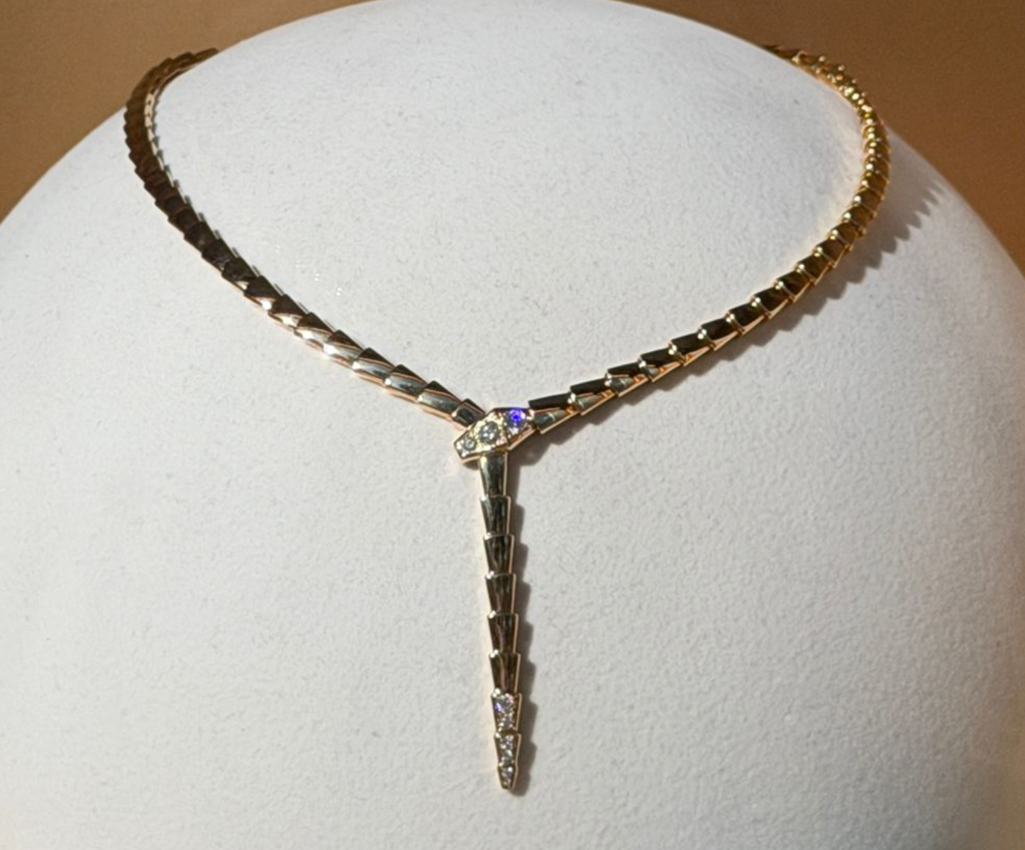 [GALE]HAUTE COUTURE GOLD SERPENTI NECKLACE-N