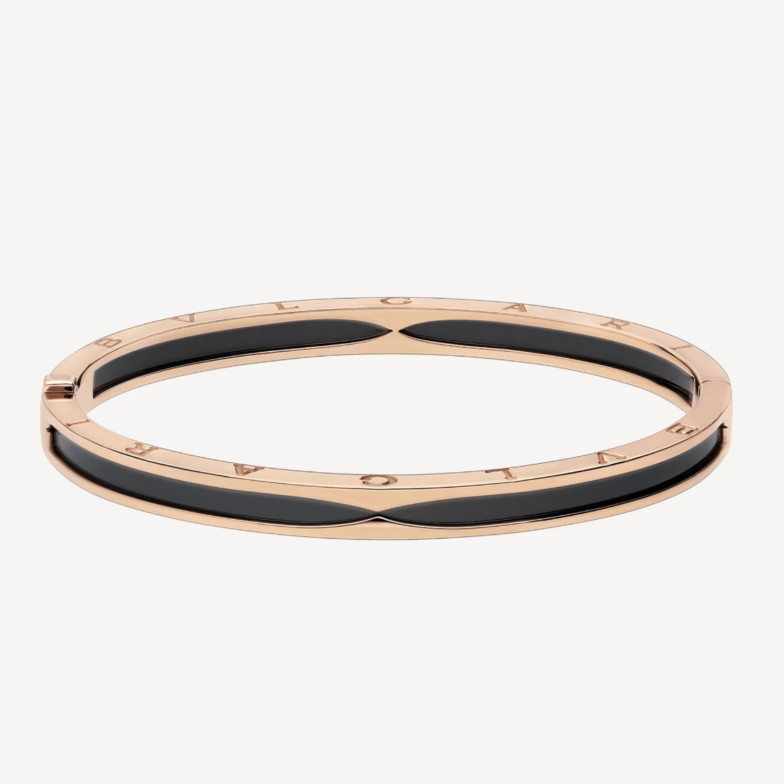 [GALE]ZERO 1 PINK GOLD WITH BLACK CERAMIC BRACELET