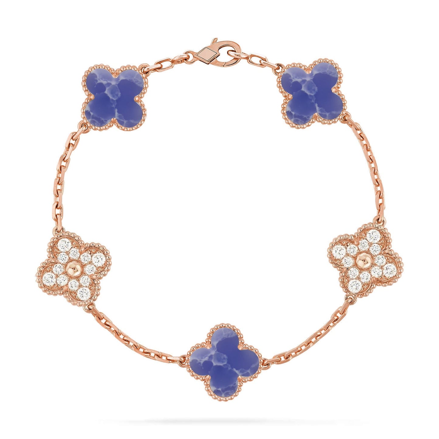 [GALE]CLOVER 5 MOTIF BLUE VEINS BRACELET COLLECTION