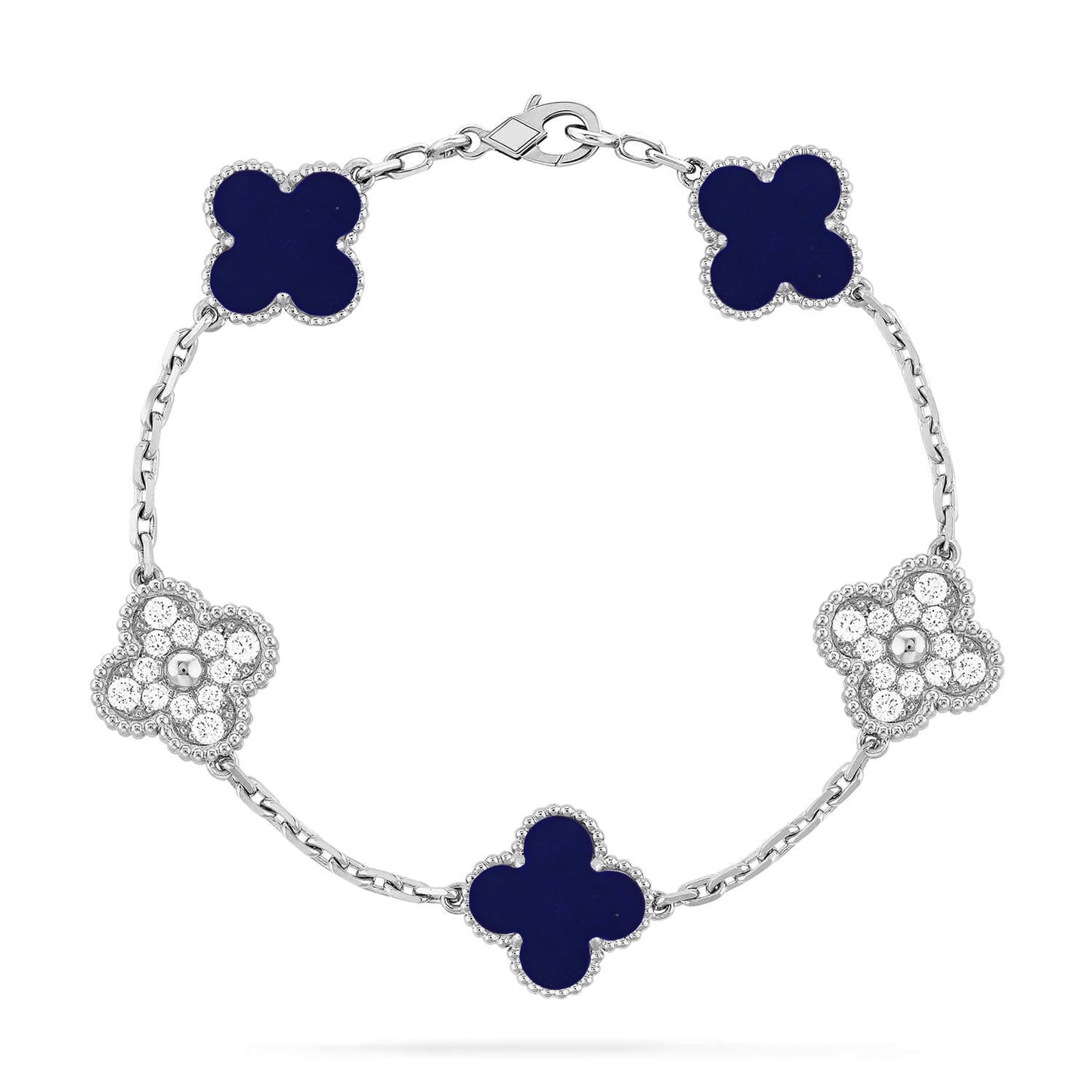 [GALE]CLOVER 5 MOTIF LAPIS LAZULI BRACELET COLLECTION