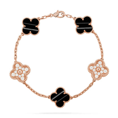 [GALE] CLOVER 5 MOTIF PULSAR STONE BRACELET COLLECTION