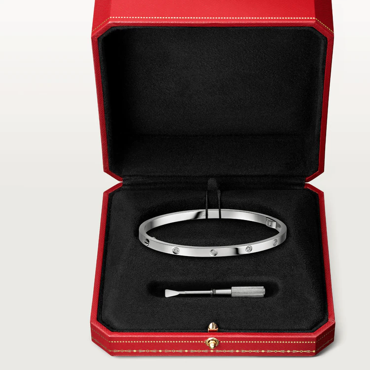 [NOVO] LOVE ARMBAND 3,65 MM 10 DIAMANTEN