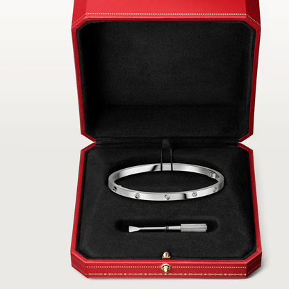 [NOVO] LOVE ARMBAND 3,65 MM 10 DIAMANTEN