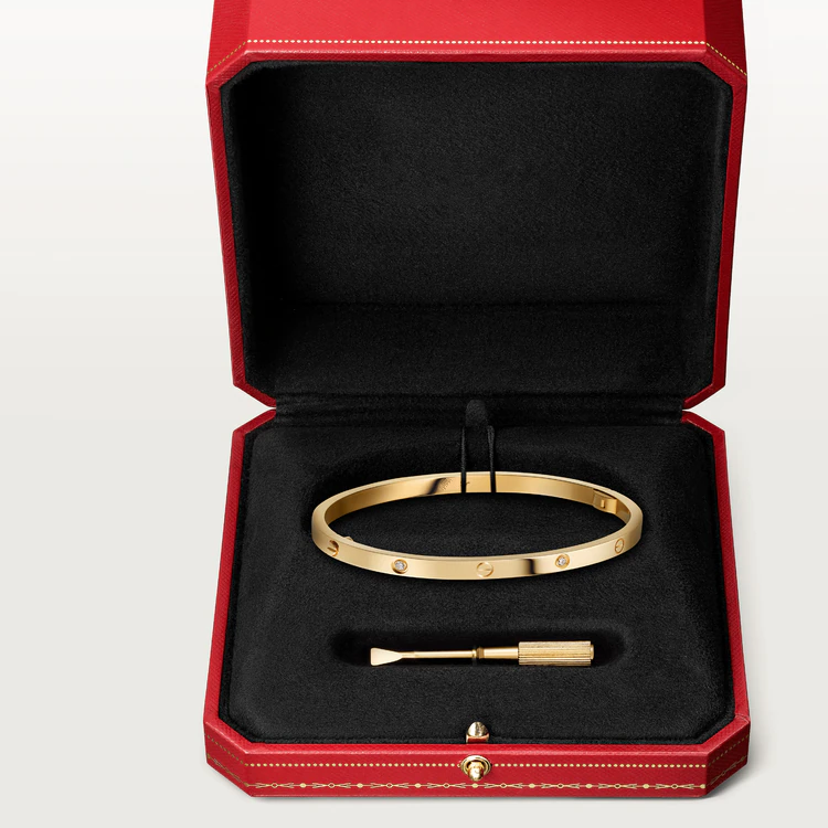[NOVO] LOVE ARMBAND 3,65 MM 6 DIAMANTEN