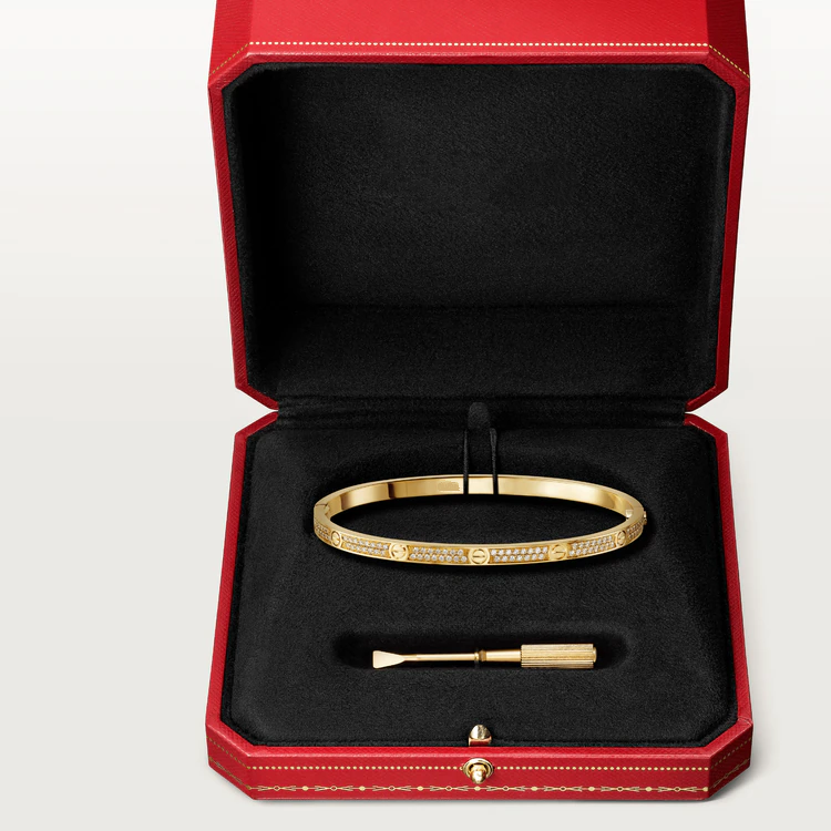[NOVO] LOVE ARMBAND 3,65 MM DIAMANT-PAVED