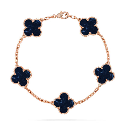 [GALE]CLOVER 5 MOTIF PIETERSITE BRACELET COLLECTION
