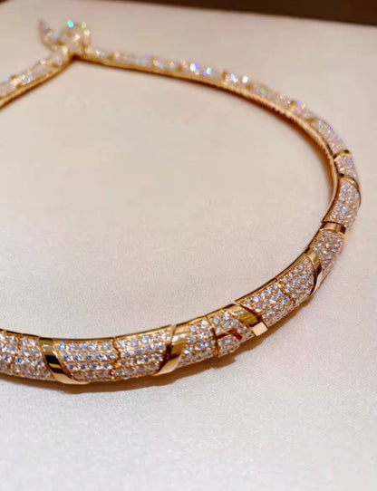 [GALE]HAUTE COUTURE GOLD SERPENTI NECKLACE