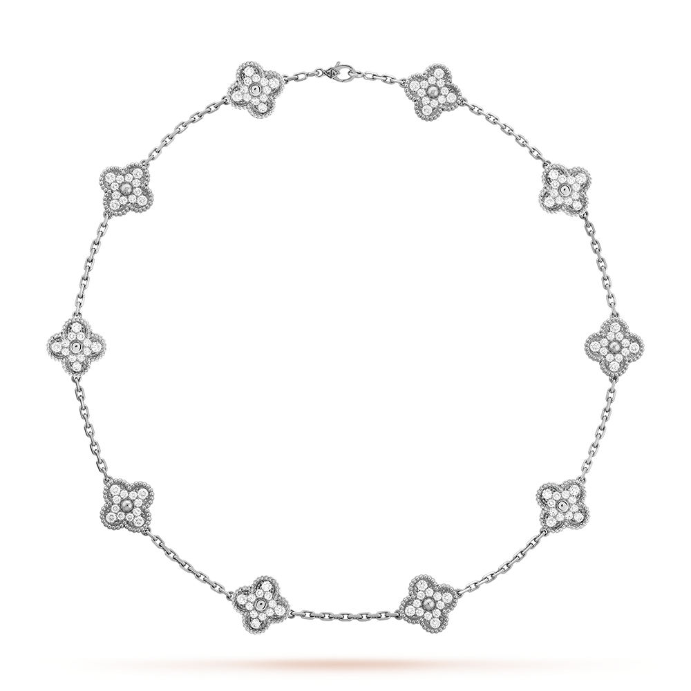 [NOVO]CLOVER 10 MOTIFS DIAMANT-KETTE