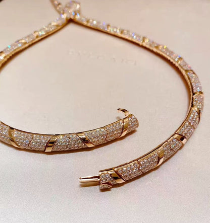 [GALE]HAUTE COUTURE GOLD SERPENTI NECKLACE