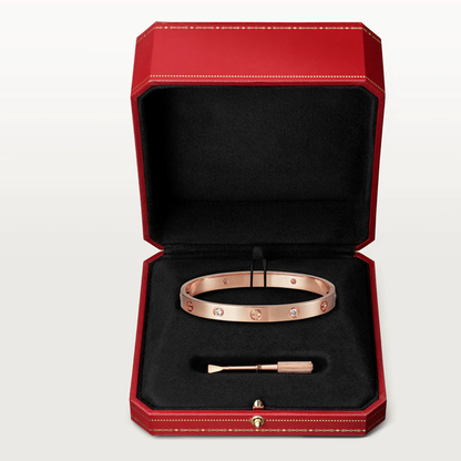[NOVO] LOVE ARMBAND 6,1 MM 4 DIAMANTEN 