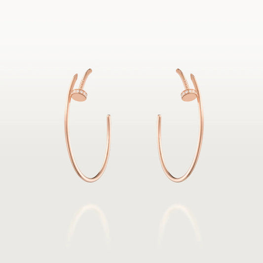[NOVO]JUSTE OHRRINGE MIT DIAMANTEN, 1,8 MM 