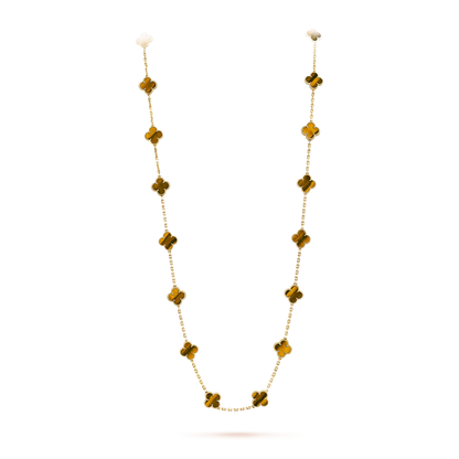 [NOVO]CLOVER 20 MOTIVE TIGER EYE ROSE GOLD