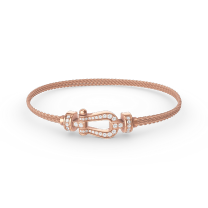 [NOVO]FORCE KLEINES HORSESHOE DIAMANT KETTENSEILARMBAND