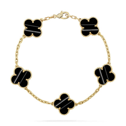 [GALE] CLOVER 5 MOTIF PULSAR STONE BRACELET COLLECTION