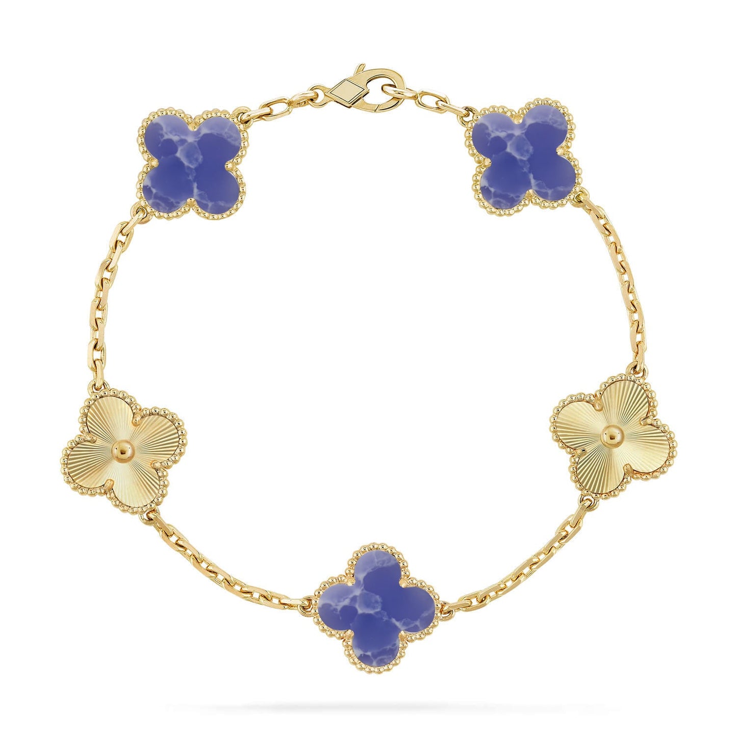 [GALE]CLOVER 5 MOTIF BLUE VEINS BRACELET COLLECTION