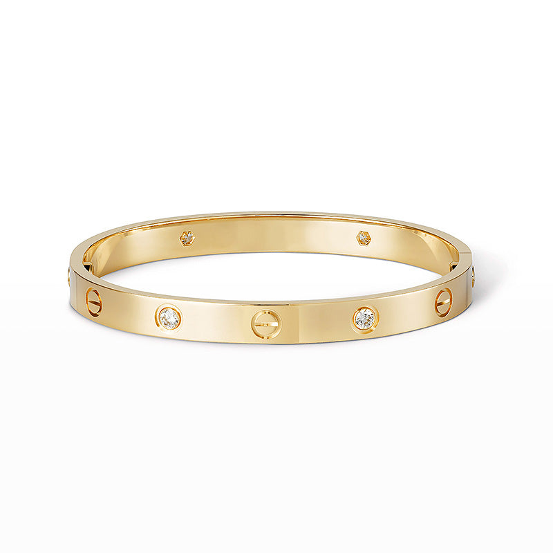[NOVO] LOVE ARMBAND 6,1 MM 4 DIAMANTEN 