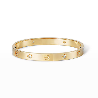 [NOVO] LOVE ARMBAND 6,1 MM 4 DIAMANTEN 