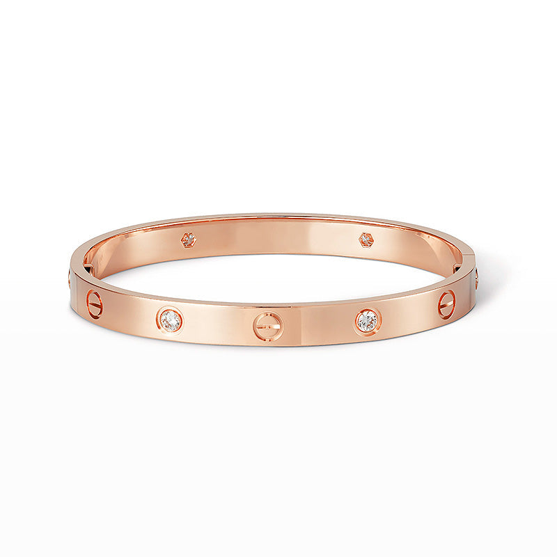 [NOVO] LOVE ARMBAND 6,1 MM 4 DIAMANTEN 