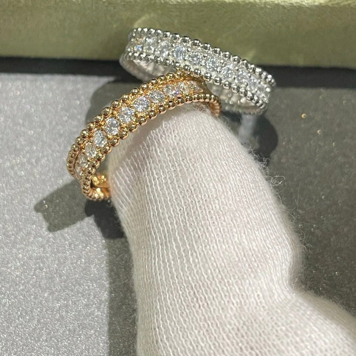 [NEU]PERLEE DIAMANT-ROSÉGOLD-RING