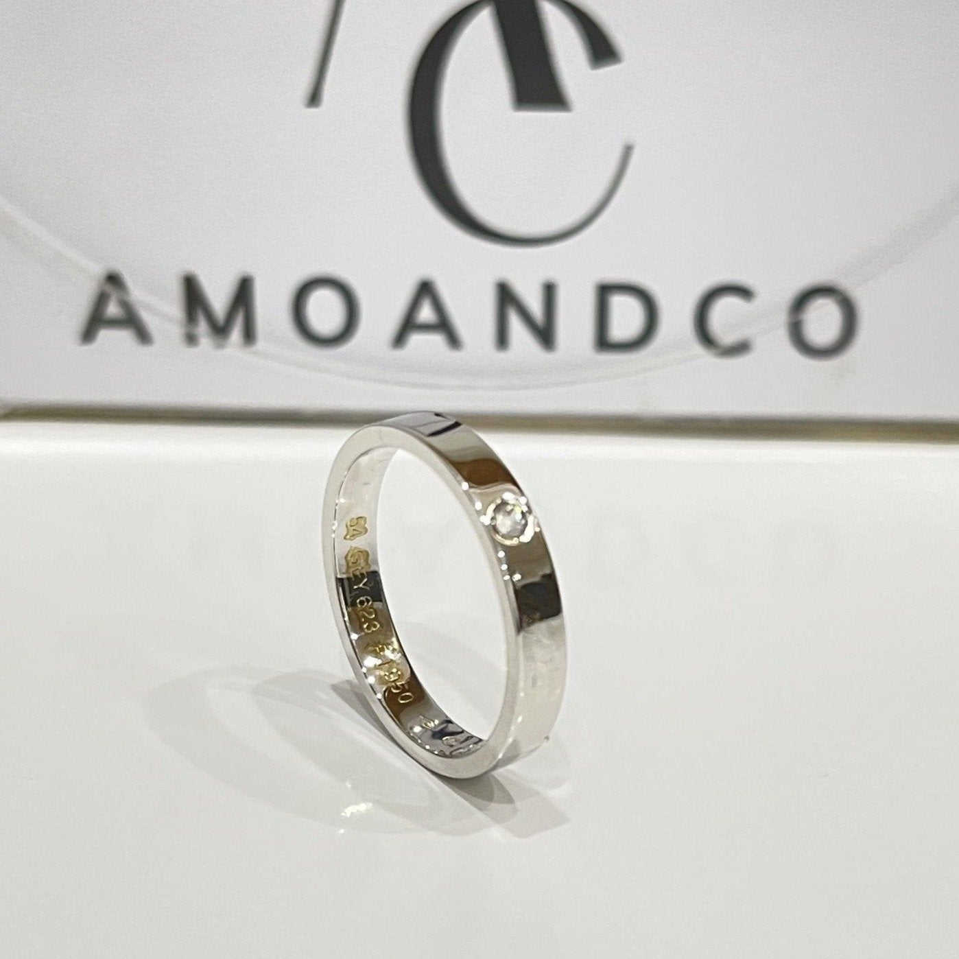 [NOVO] LIEBESRING 4MM 1 DIAMANT