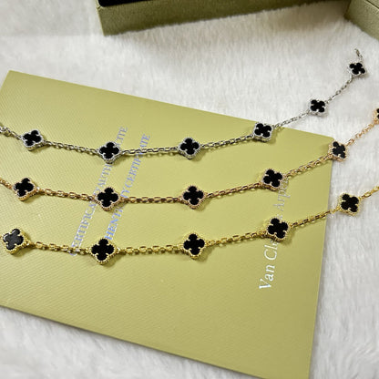 [NOVO]CLOVER 6 MOTIF ONYXS ARMBAND