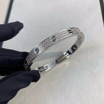 [NOVO] LOVE ARMBAND 6,1 MM DIAMANT-PAVED KERAMIK 