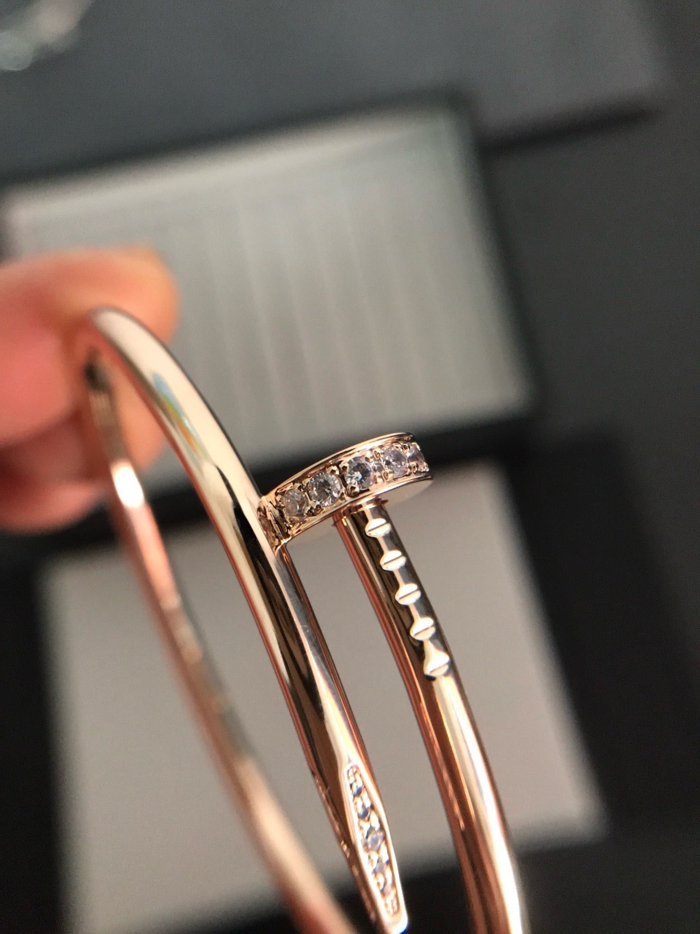 [NOVO]JUSTE ARMBAND 3,5 MM DIAMANTEN
