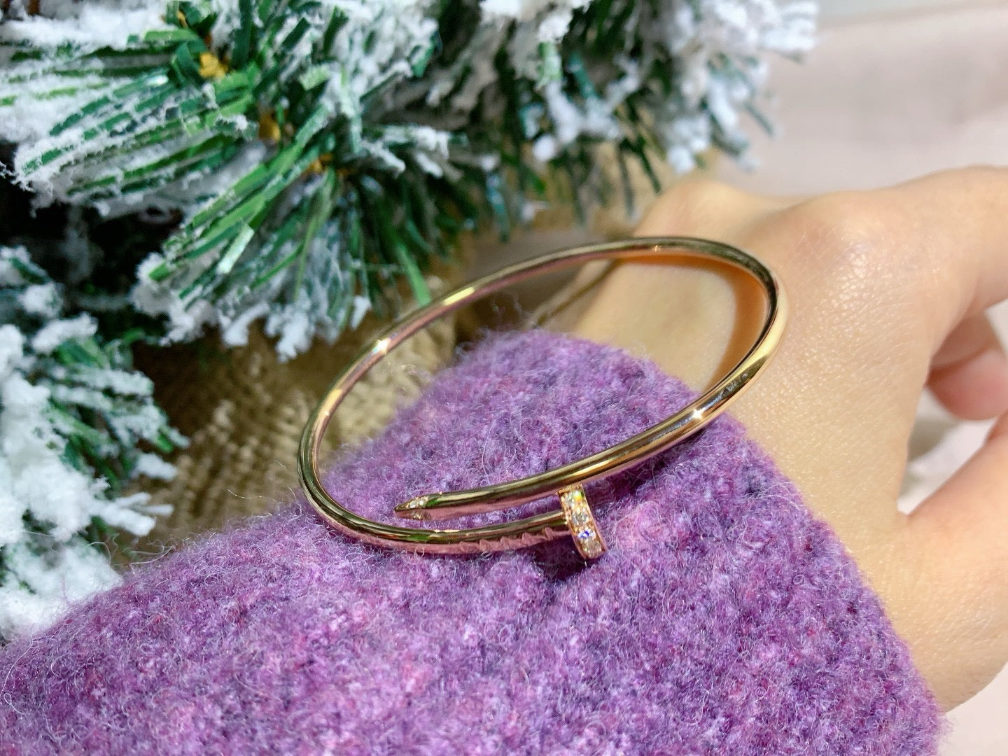[NOVO]JUSTE ARMBAND 2,5 MM DIAMANTEN