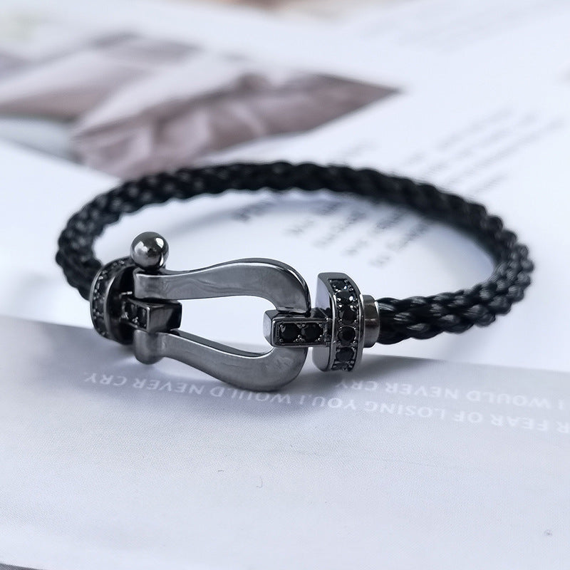 [NOVO]FORCE LARGE SERIES HORSESHOE BLACK SAMURAI ARMBAND