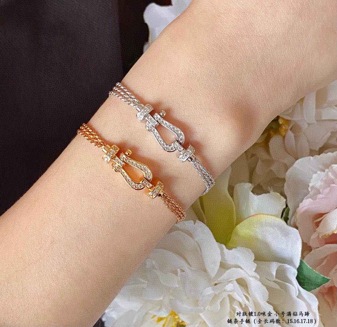 [NOVO]FORCE KLEINES HORSESHOE DIAMANT KETTENSEILARMBAND