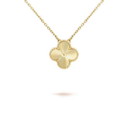 [GALE]CLOVER 15MM LASER NECKLACE