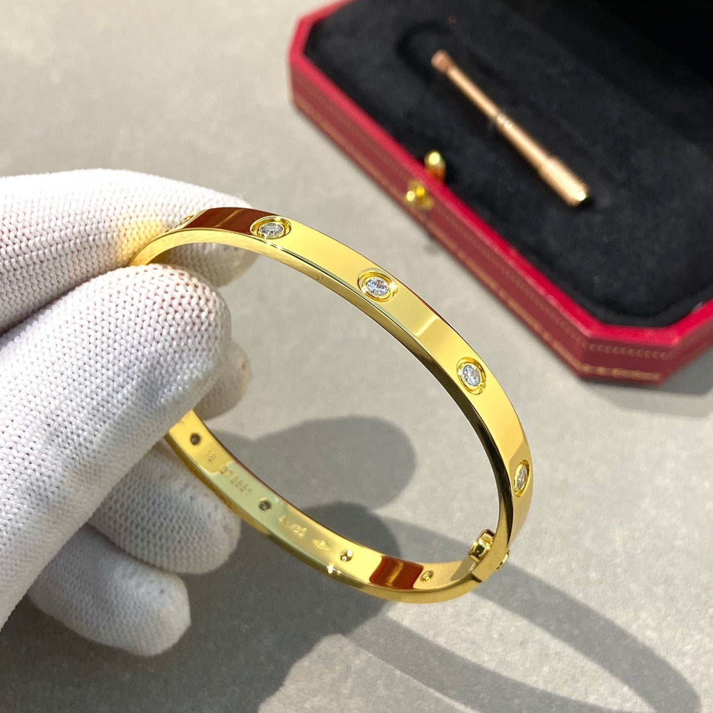 [NOVO] LOVE ARMBAND 6,1 MM 10 DIAMANTEN
