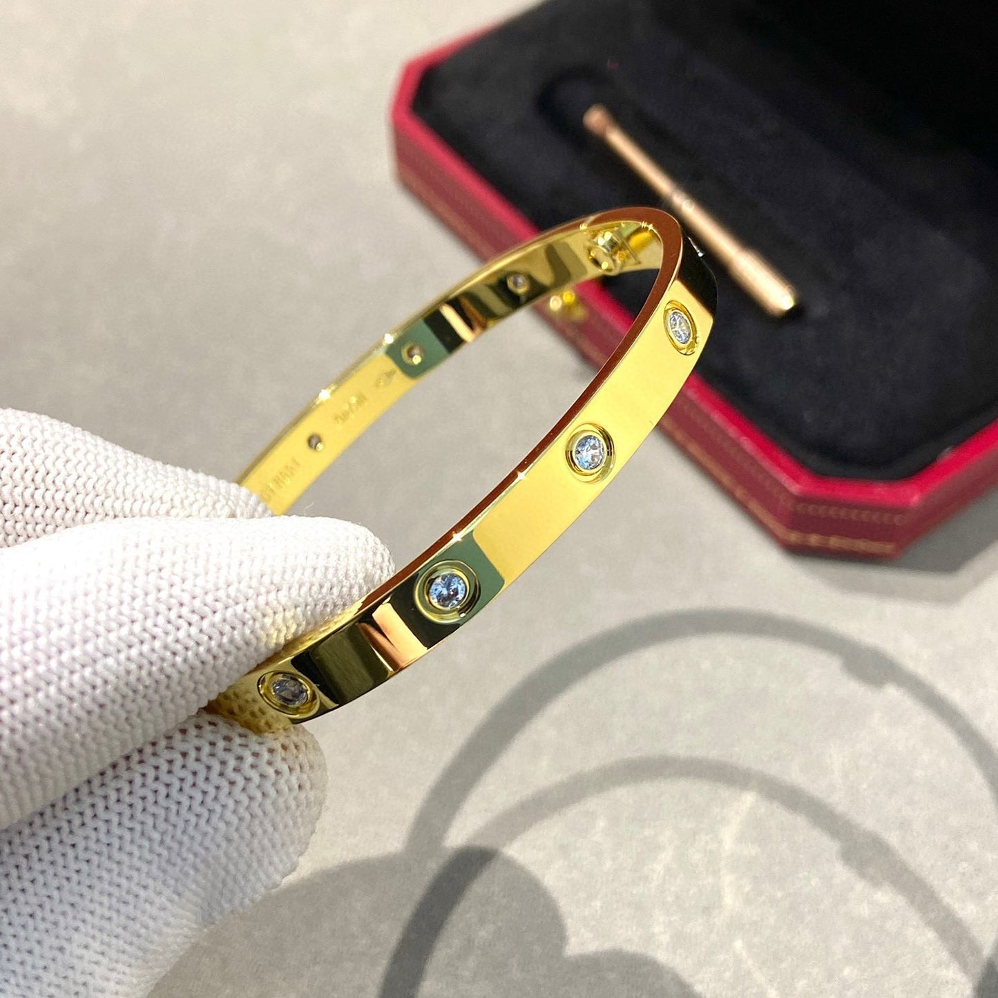 [NOVO] LOVE ARMBAND 6,1 MM 10 DIAMANTEN