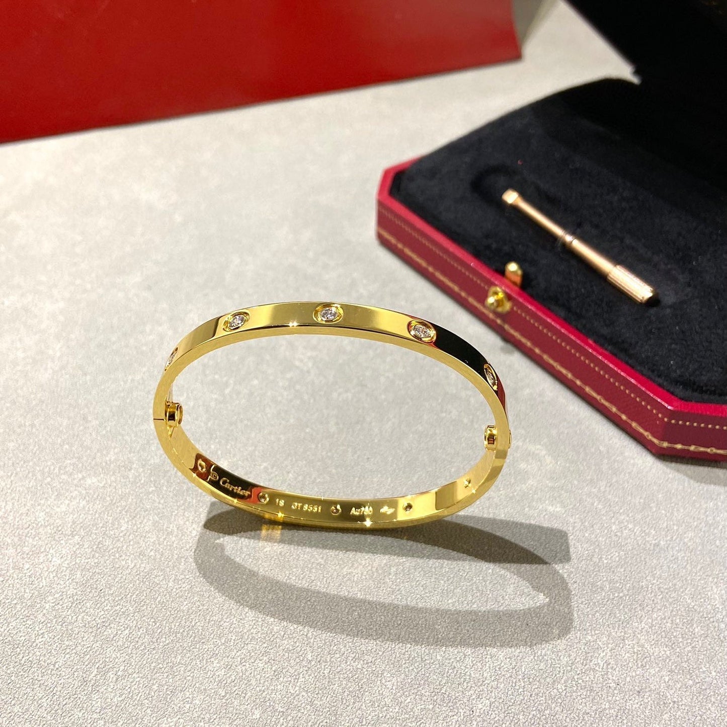 [NOVO] LOVE ARMBAND 6,1 MM 10 DIAMANTEN