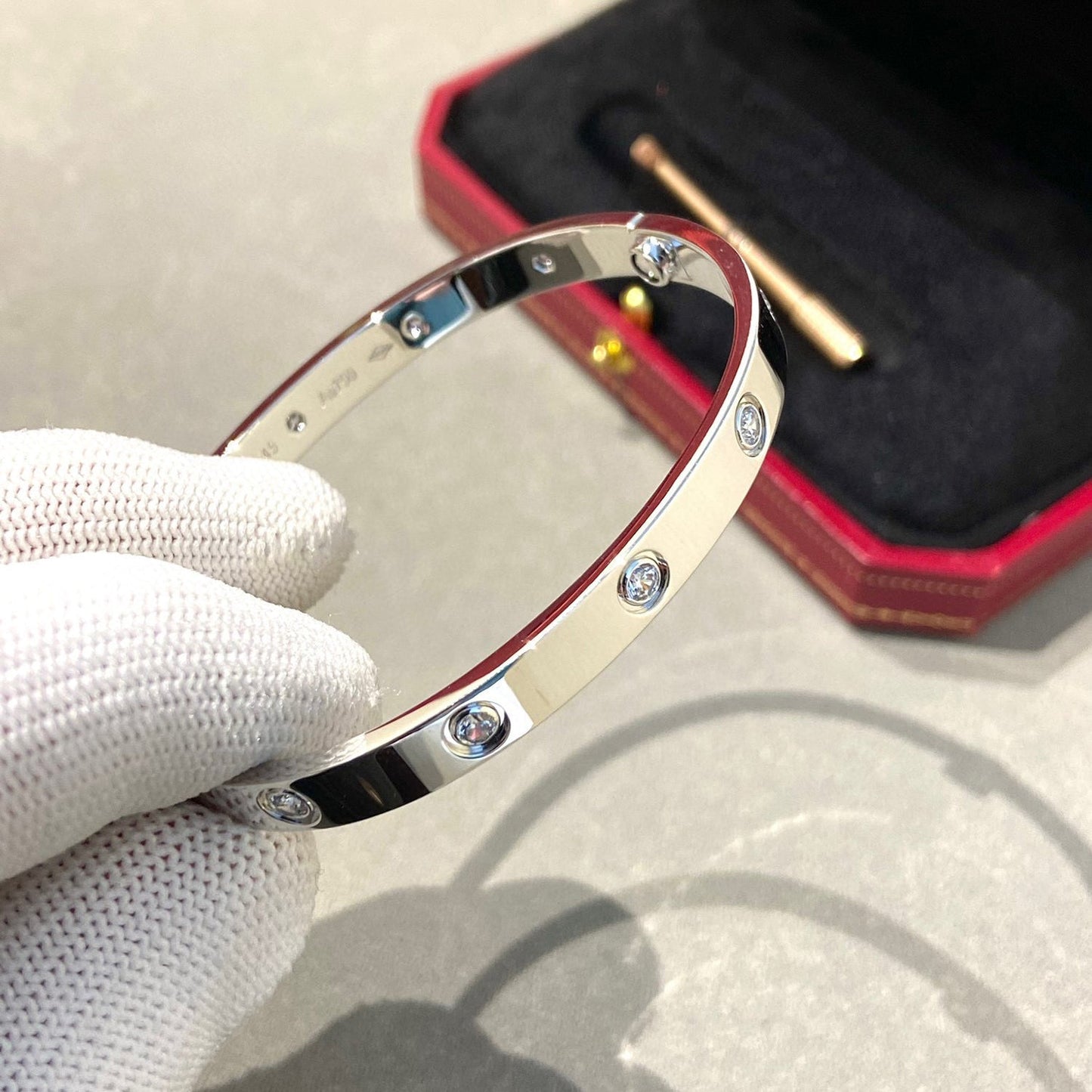 [NOVO] LOVE ARMBAND 6,1 MM 10 DIAMANTEN